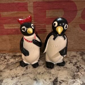 Vintage 1950’s Millie and Willie Penguin Salt and Pepper Shakers
